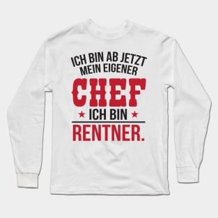 Ich bin rentner (black) Long Sleeve T-Shirt